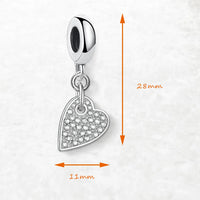 אהבה זירקון לב פייב Charm