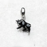 블랙 에나멜 투우 Charm