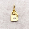 キーでロックします Charm ペンダント