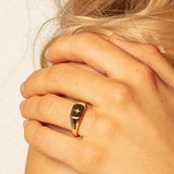 Signet Ring Vintage Star