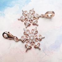 פתית שלג זהב ורד Charm