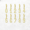 金メッキ番号 Charm