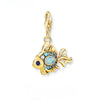 カラフルな魚の金 Charm