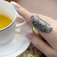 Maori Tattoo Ornament Ring