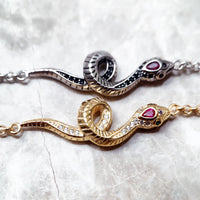 Pulsera de serpiente colorida