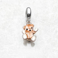 로즈 테디 베어 Charm