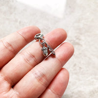 Acorn & Leaf Charm