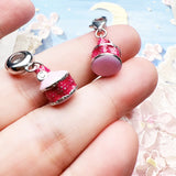 핑크 라즈베리 마카롱 Charm