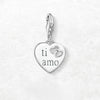 Ti Amo Heart Charm
