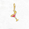 赤いカクテルグラス Charm