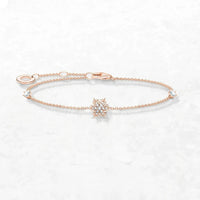 Snowflake Rose Gold Bracelet
