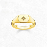 Signet Ring Vintage Star