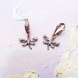 로즈 골드 잠자리 Charm