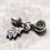 Acorn＆Leaf Charm