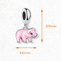 핑크 돼지 Charm 펜던트