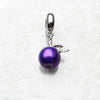 紫のエナメルアップル Charm