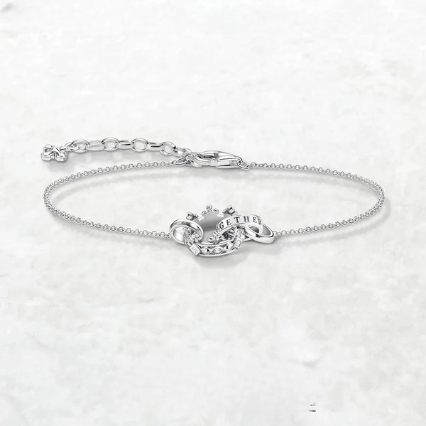 Pulsera de enlace de la corona