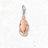 로즈 골드 플립 플롭 Charm