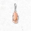 ローズゴールドフリップフロップ Charm