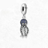 파란색 문어 Charm
