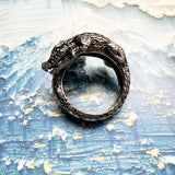 Crocodile Blackened Ring