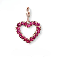 לב אדום Charm