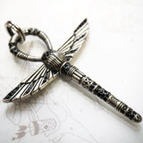 큰 Scarab Ankh 십자가 펜던트