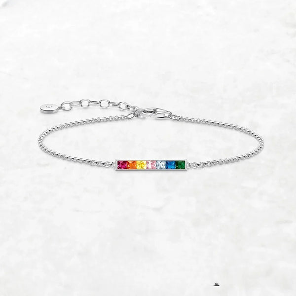 Pulsera de piedras coloridas