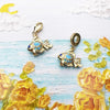 カラフルな魚の金 Charm
