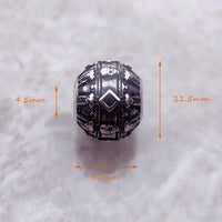 Royalty Orb Crown Skull Bead