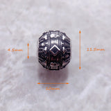 Royalty Orb Crown Skull Bead