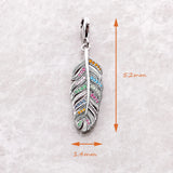 무지개 깃털 Charm