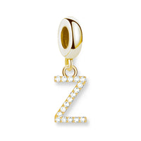 אלפבית מצופה זהב Charm