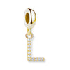 金メッキアルファベット Charm