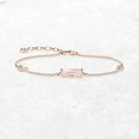 Rose Gold Star & Moon Bracelet
