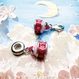 핑크 라즈베리 마카롱 Charm