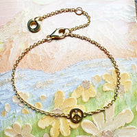 Pulsera colorida de paz