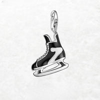검은 아이스 스케이트 매력