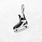 검은 아이스 스케이트 매력