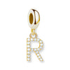 金メッキアルファベット Charm