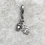 Acorn & Leaf Charm