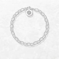Pulsera de cadena de enlace cruzado