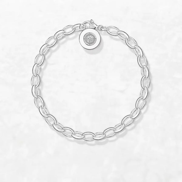 Pulsera de cadena de enlace cruzado