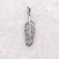 무지개 깃털 Charm