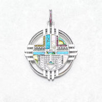 태양 기호 펜던트