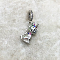 로얄 고양이 실버 Charm